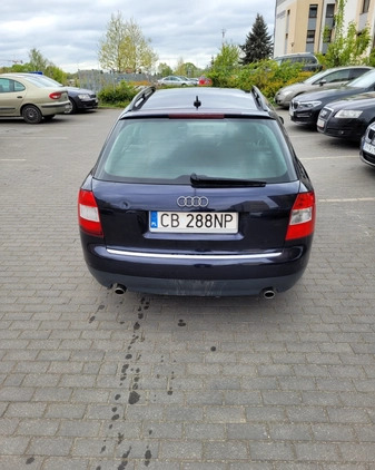 Audi A4 cena 10500 przebieg: 340000, rok produkcji 2003 z Bydgoszcz małe 67